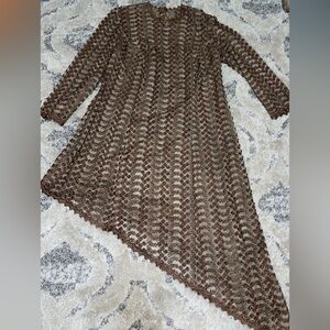 Floral Mesh Asymmetrical  Boho high Low dress